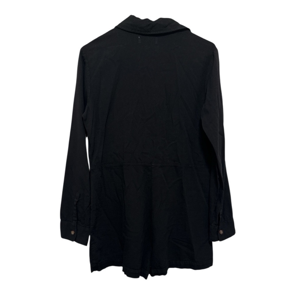 Reef Black Long Sleeve Romper with Pockets Size Small beach,festival NWT - Picture 2 of 4